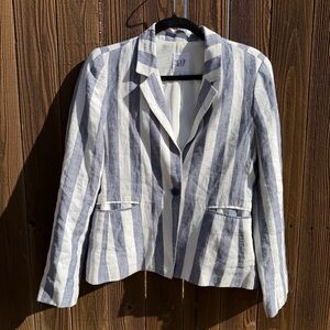 GAP Linen Striped Blazer – Size 2 Petite